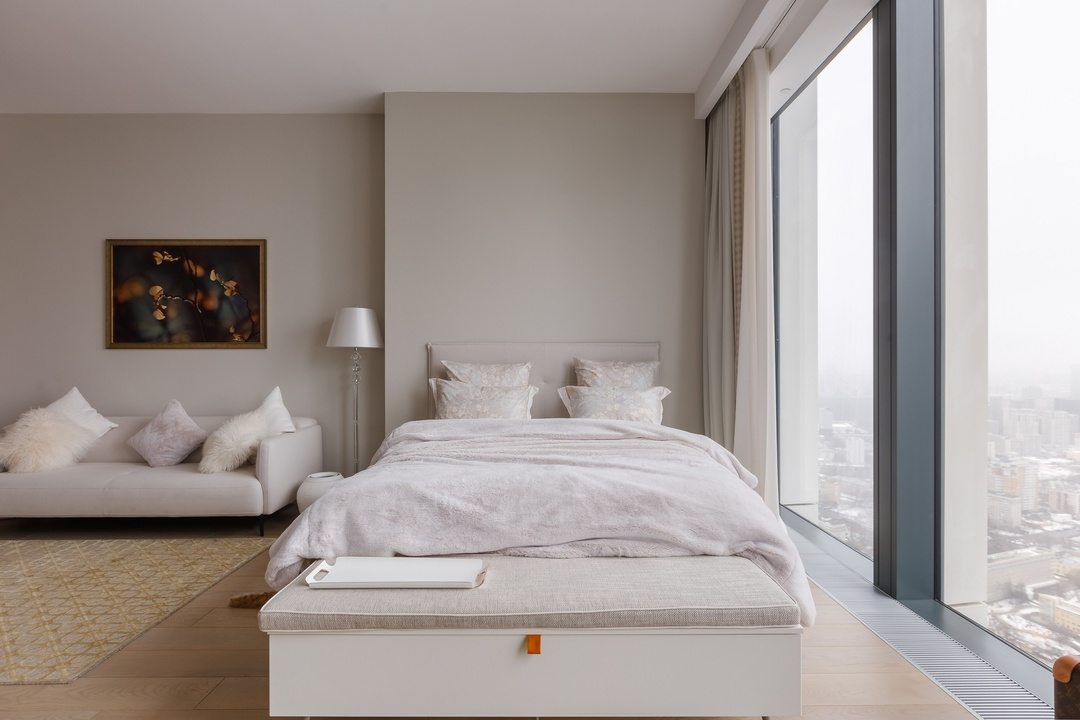 Апартаменты (Однокомнатный Люкс 44 этаж 55 м² ЖК «Neva Towers»), Апарт-отель InPremium