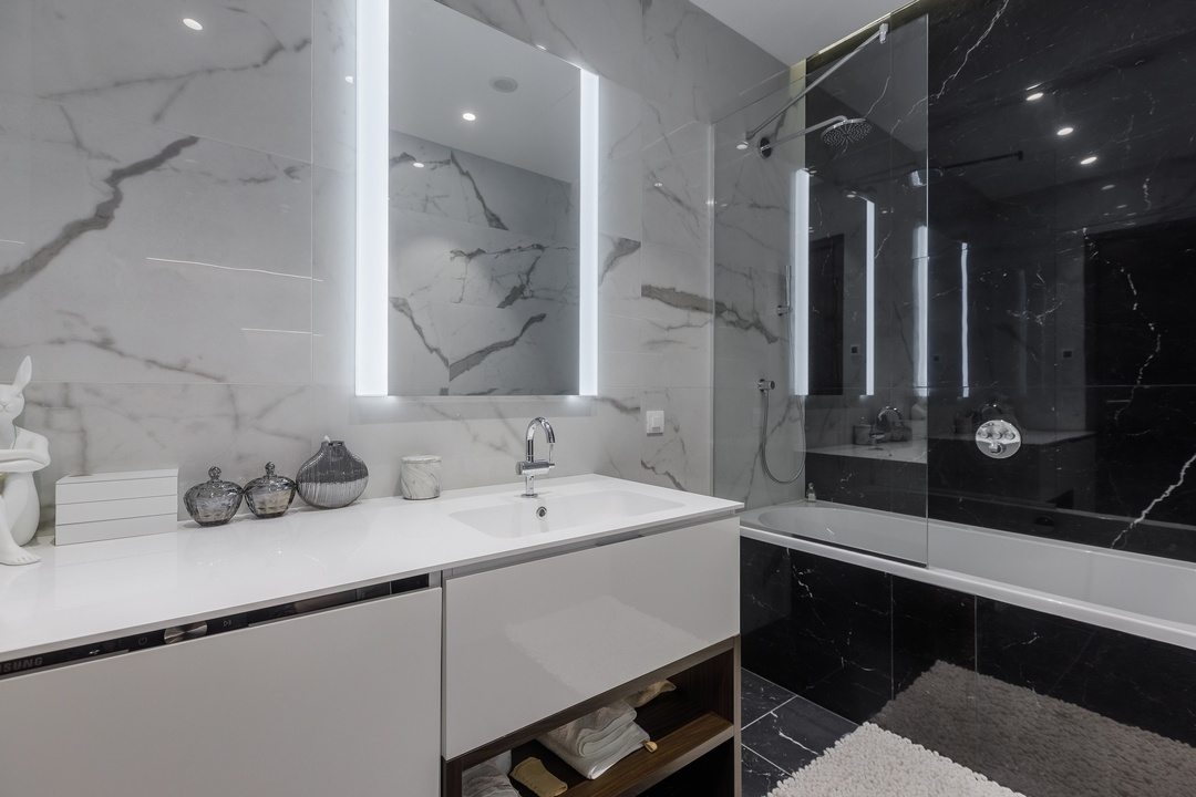 Апартаменты (Однокомнатный Люкс 44 этаж 55 м² ЖК «Neva Towers»), Апарт-отель InPremium