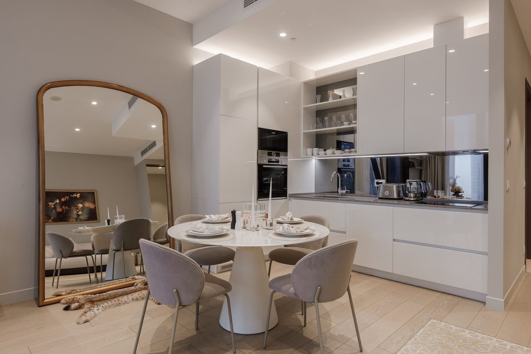 Апартаменты (Однокомнатный Люкс 44 этаж 55 м² ЖК «Neva Towers»), Апарт-отель InPremium