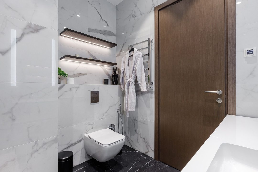 Апартаменты (Однокомнатный Люкс 44 этаж 55 м² ЖК «Neva Towers»), Апарт-отель InPremium