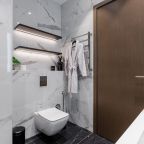 Апартаменты (Однокомнатный Люкс 44 этаж 55 м² ЖК «Neva Towers»), Апарт-отель InPremium