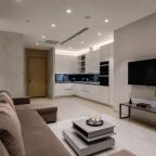 Апартаменты (Двухкомнатный люкс 36 этаж 92 м² ЖК «Neva Towers»), Апарт-отель InPremium