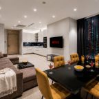 Апартаменты (Двухкомнатный люкс 36 этаж 92 м² ЖК «Neva Towers»), Апарт-отель InPremium