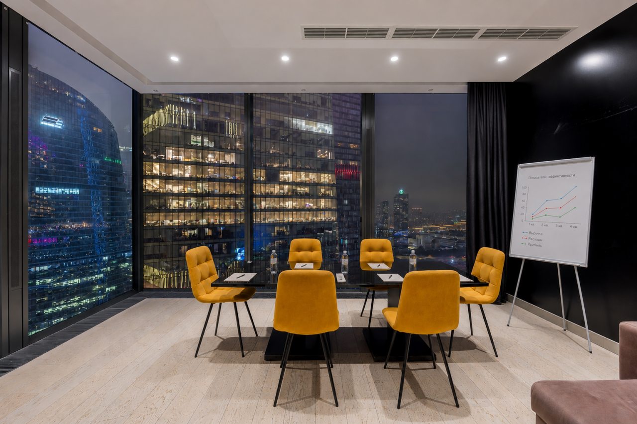 Апартаменты (Двухкомнатный люкс 36 этаж 92 м² ЖК «Neva Towers»), Апарт-отель InPremium