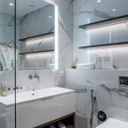 Апартаменты (Двухкомнатный люкс 36 этаж 92 м² ЖК «Neva Towers»), Апарт-отель InPremium