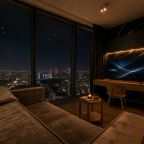 Апартаменты (Однокомнатный Люкс 75 этаж 55 м² ЖК «Федерация»), Апарт-отель InPremium