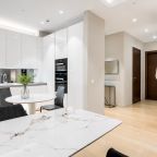 Апартаменты (Трёхкомнатный люкс 38 этаж 100 м² ЖК «Neva Towers»), Апарт-отель InPremium