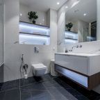 Апартаменты (Трёхкомнатный люкс 38 этаж 100 м² ЖК «Neva Towers»), Апарт-отель InPremium