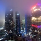 Апартаменты (Трёхкомнатный люкс 38 этаж 100 м² ЖК «Neva Towers»), Апарт-отель InPremium