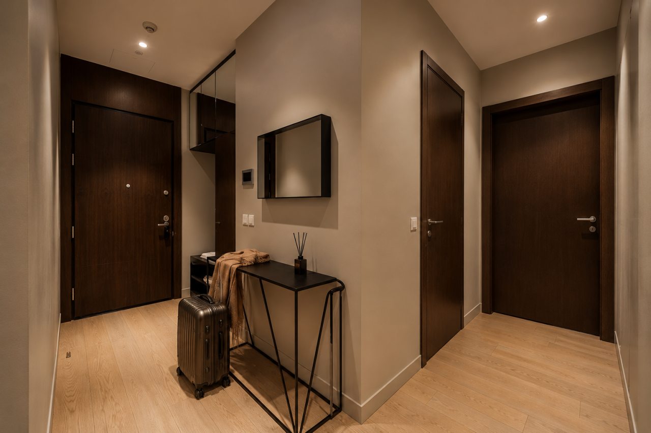 Апартаменты (Трёхкомнатный люкс 38 этаж 100 м² ЖК «Neva Towers»), Апарт-отель InPremium