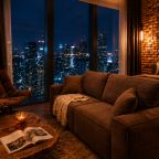 Апартаменты (Однокомнатный Люкс 37 этаж 57 м² ЖК «Neva Towers»), Апарт-отель InPremium