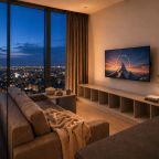 Апартаменты (Однокомнатный Люкс 62 этаж 51 м² ЖК «Neva Towers»), Апарт-отель InPremium
