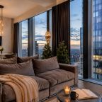 Апартаменты (Однокомнатный Люкс 62 этаж 50м² ЖК «Neva Towers»), Апарт-отель InPremium
