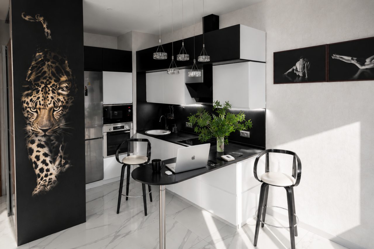 Апартаменты (Двухкомнатный люкс 47 этаж 63 м² ЖК «Neva Towers»), Апарт-отель InPremium