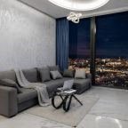 Апартаменты (Двухкомнатный люкс 47 этаж 63 м² ЖК «Neva Towers»), Апарт-отель InPremium