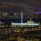 Апартаменты (Однокомнатный Люкс 37 этаж 55 м² ЖК «Neva Towers»), Апарт-отель InPremium