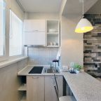 Мини-кухня, Апартаменты Атмосфера — Уютная студия в Центре Липецка