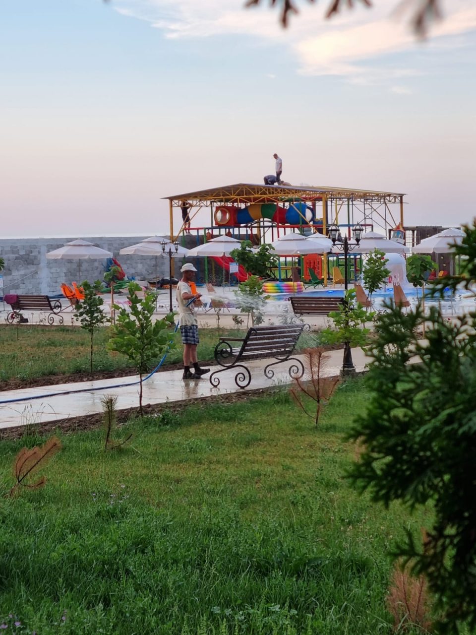 Двухместный (Junior, 1-а комнатный номер люкс улучшенный (с завтраком) видом на море), Отель Ника