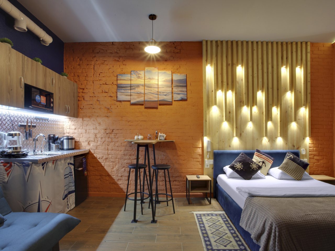 Студия с кухней и Финской сауной «Леший»