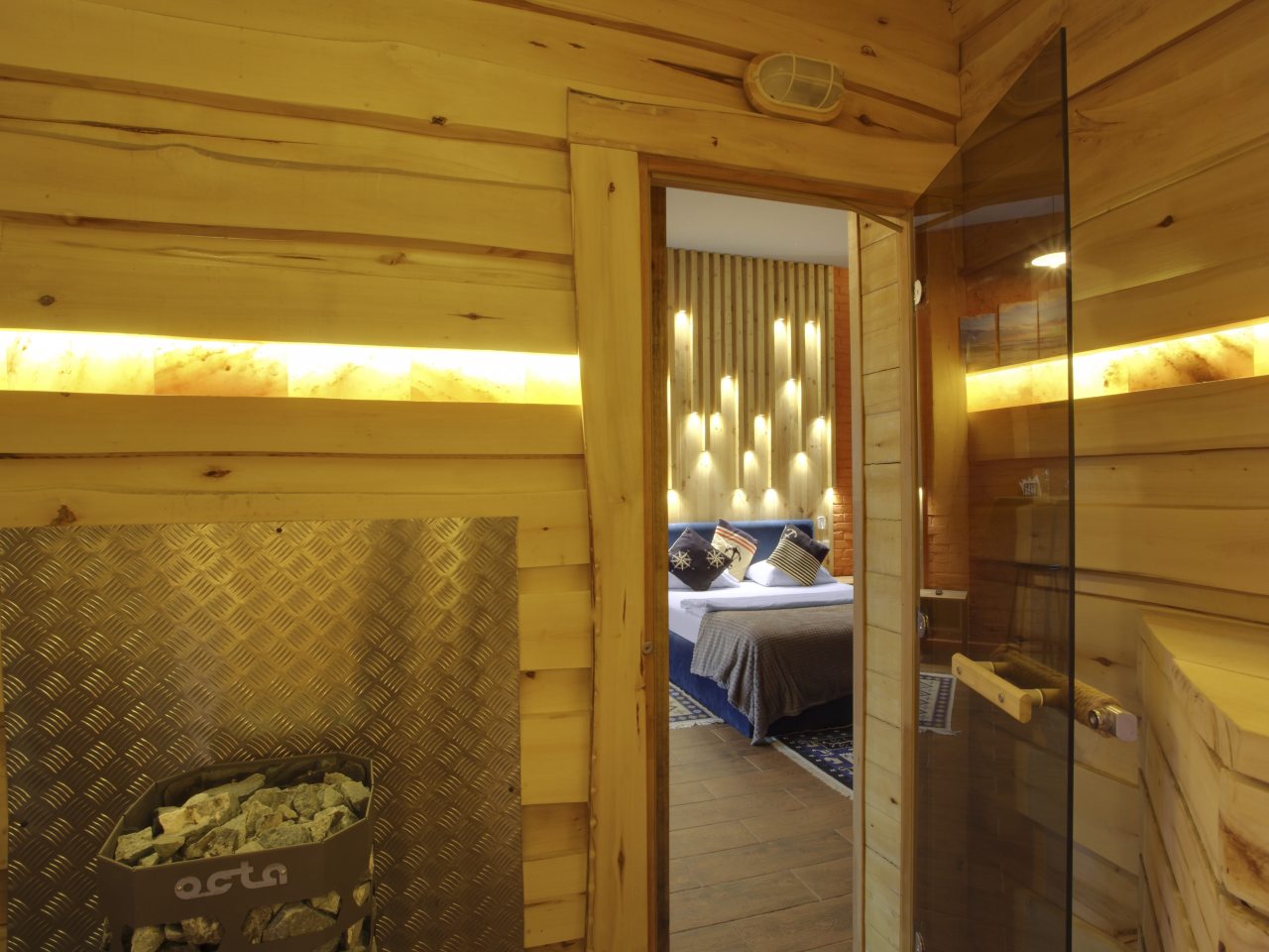 Студия с кухней и Финской сауной «Леший»