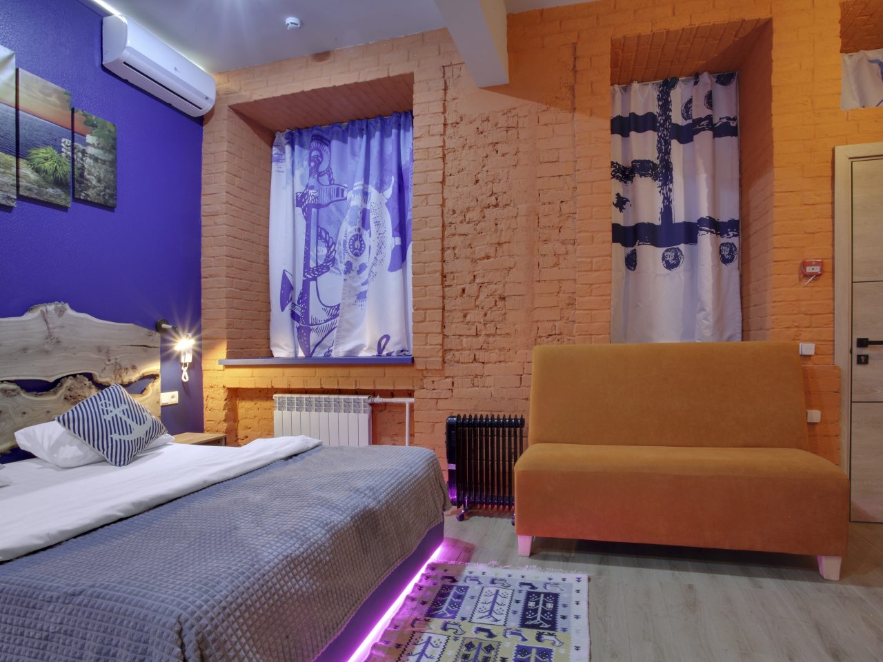 Студия с кухней и финской сауной «Леший» с отдельным входом