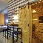 Студия с кухней и финской сауной «Леший» с доп. кроватью