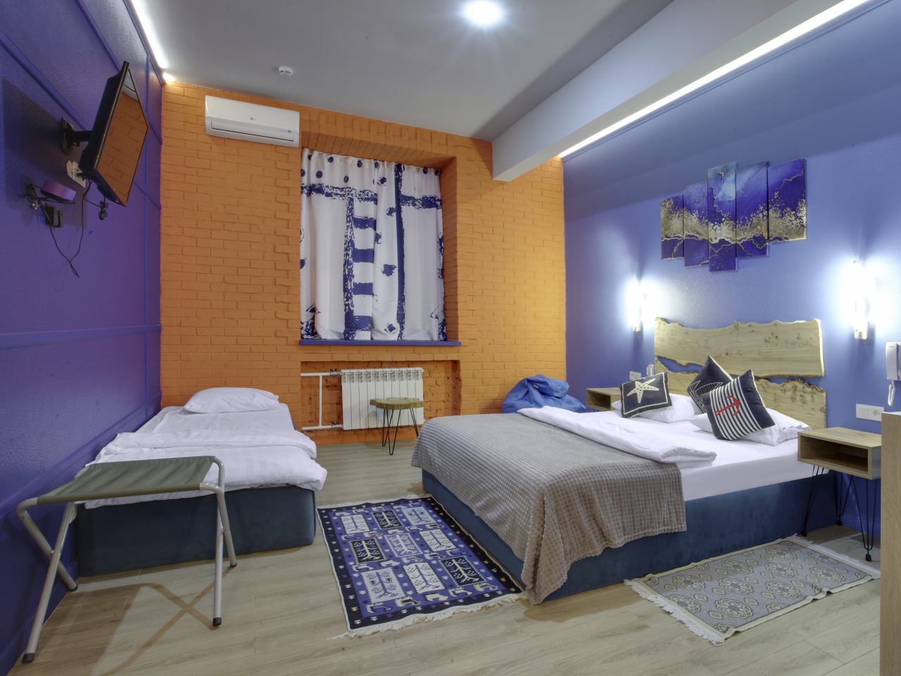 Студия с кухней и финской сауной «Леший» с доп. кроватью