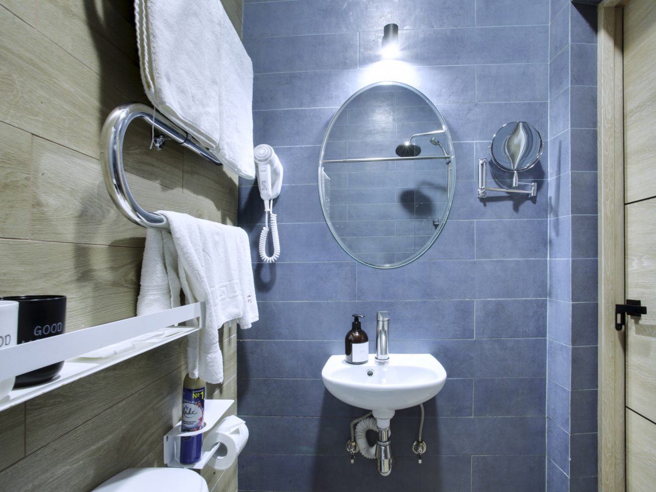 Студия с кухней и финской сауной «Леший» с доп. кроватью