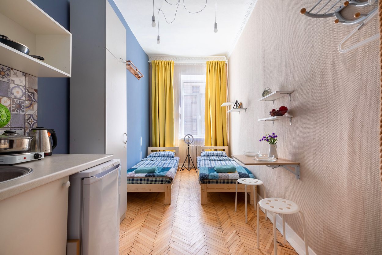 Апартаменты (Двухместные апартаменты (с одной  двуспальной или двумя односпальными кроватями)) апартамента Apartments M5, Санкт-Петербург