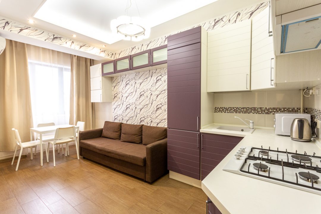 Квартира (Уютная квартира с кухней), Апартаменты на Дмитриевой 2а МКР Светлана