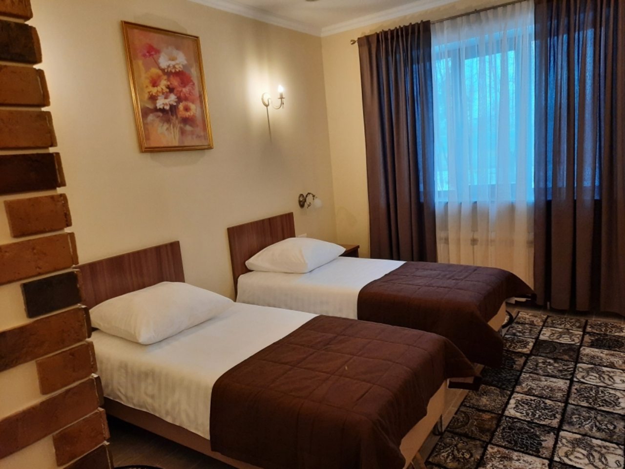 Двухместный (Двухместный «Стандарт» Две односпальные кровати, площадь 22 кв.м) отеля ОГОГО, Сергиев Посад