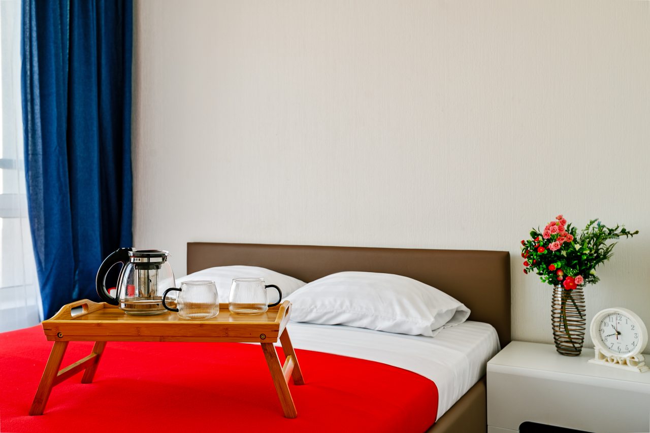 Апартаменты (Аминьевское шоссе , дом 4Д, корпус 3.  Двухкомнатные для 4 гостей), Апартаменты MaxRealty24 Аминьевское 4Дк1