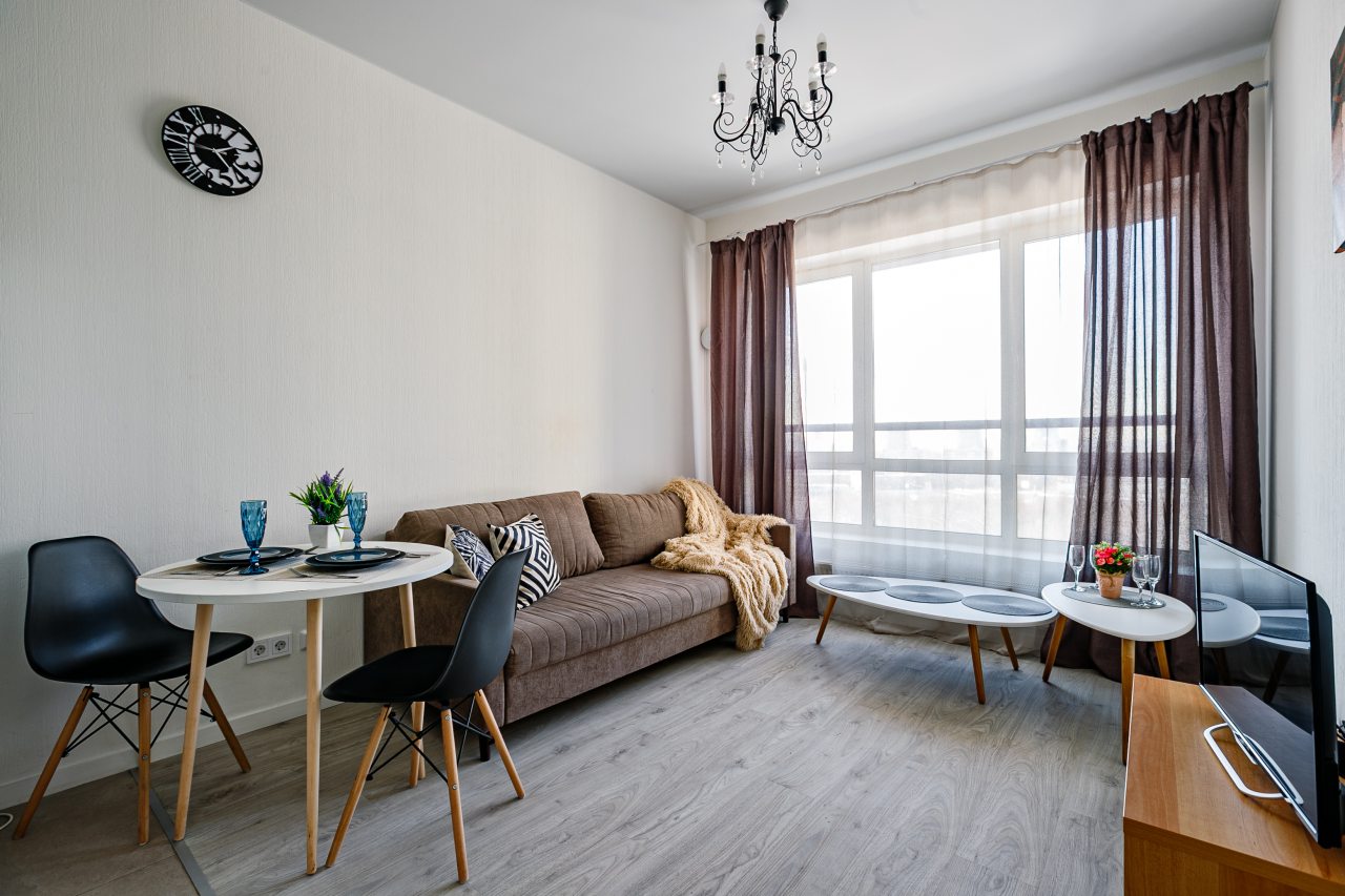 Апартаменты (Аминьевское шоссе , дом 4Д, корпус 3.  Двухкомнатные для 4 гостей), Апартаменты MaxRealty24 Аминьевское 4Дк1