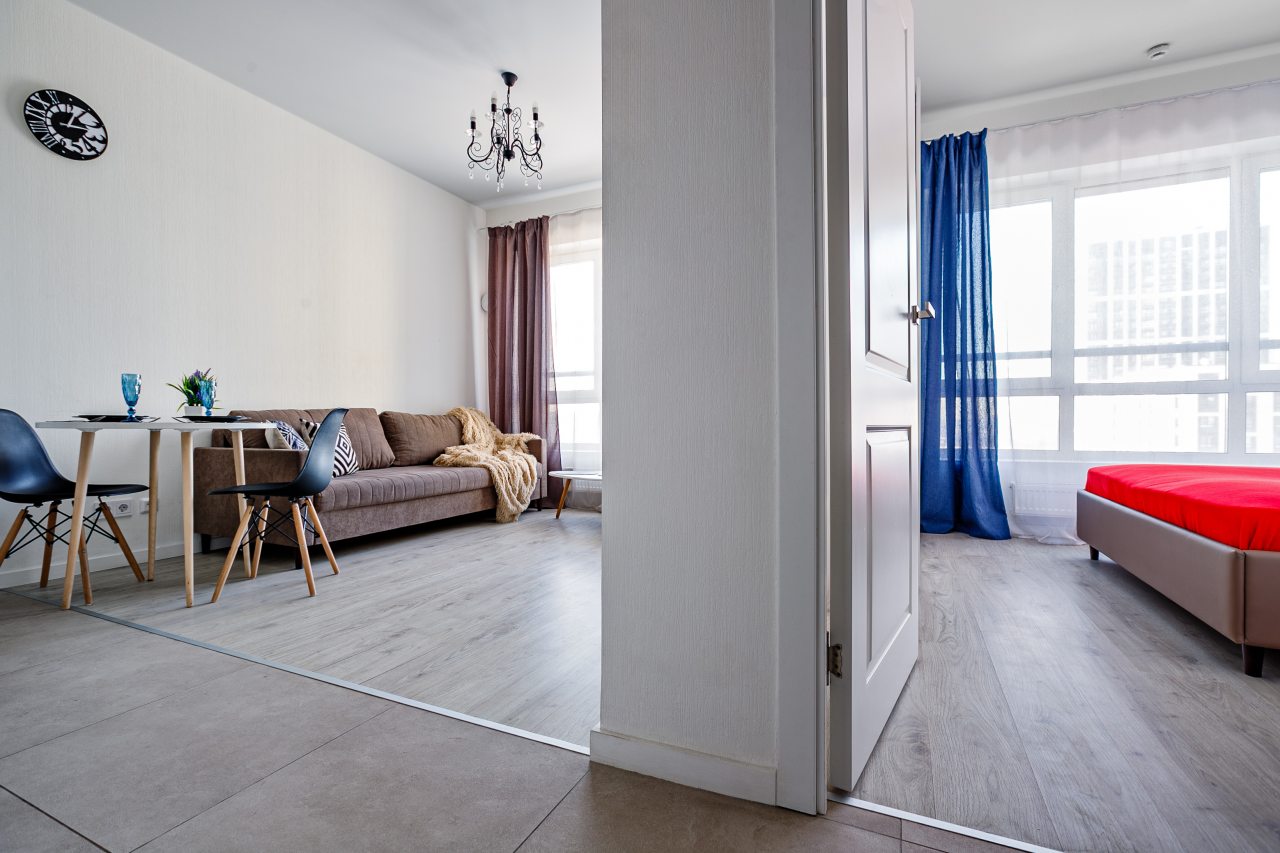 Апартаменты (Аминьевское шоссе , дом 4Д, корпус 3.  Двухкомнатные для 4 гостей), Апартаменты MaxRealty24 Аминьевское 4Дк1