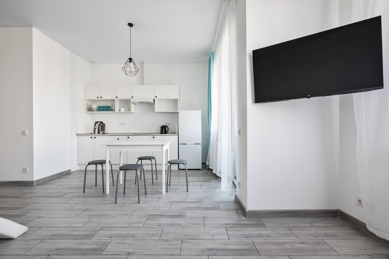 Апартаменты (Аминьевское шоссе 4дк3 лит В. Однокомнатные для 4 гостей), Апартаменты MaxRealty24 Аминьевское 4Дк1