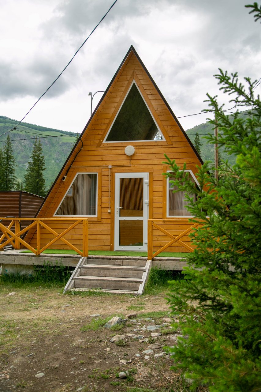 Шестиместный (ДОМ A-FRAME) базы отдыха Aktash Village, Акташ