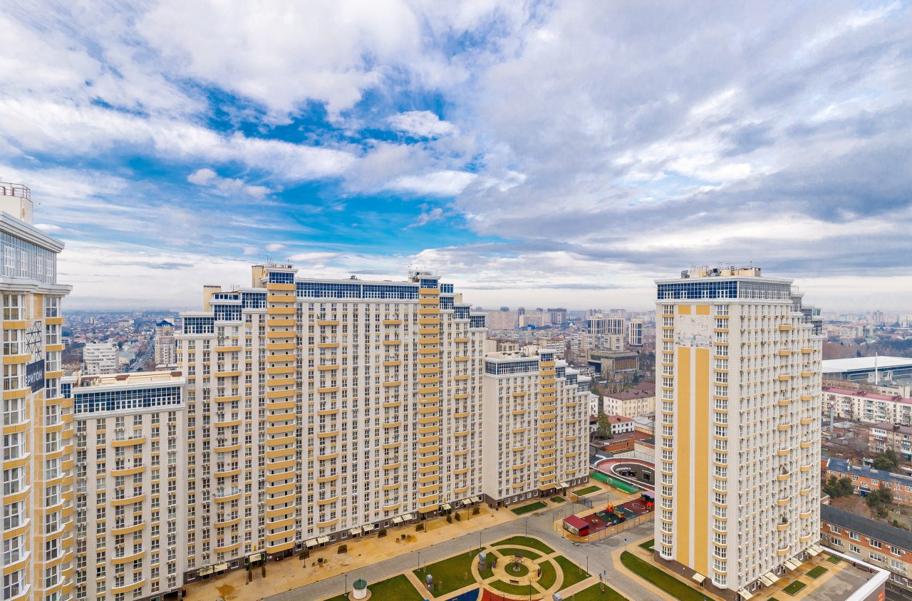 Делюкс (С панорамным видом в ЖК “Большой” | Юг-Апарт | №1391), Апартаменты Юг-Апарт
