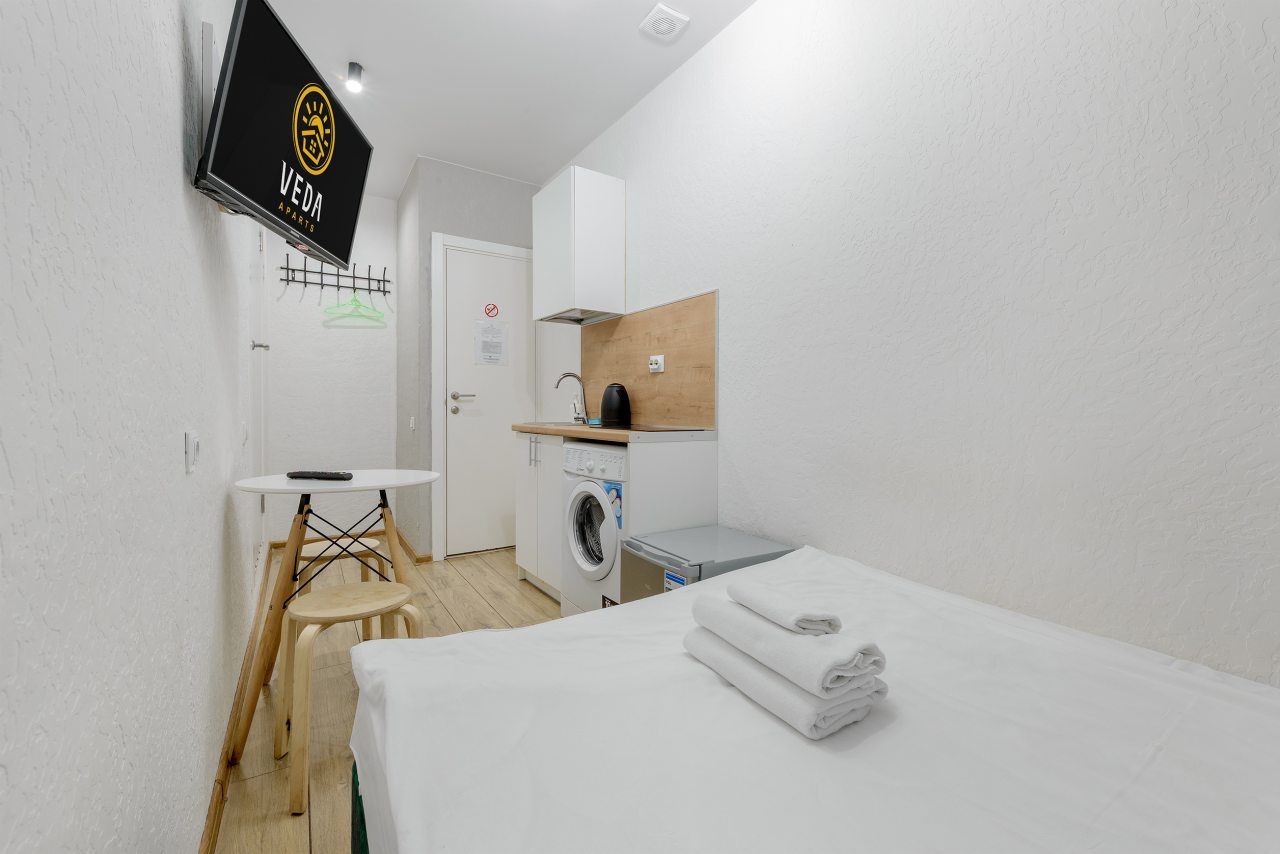 Апартаменты (С двуспальной кроватью (№1)), Апартаменты GetApart Ольминского