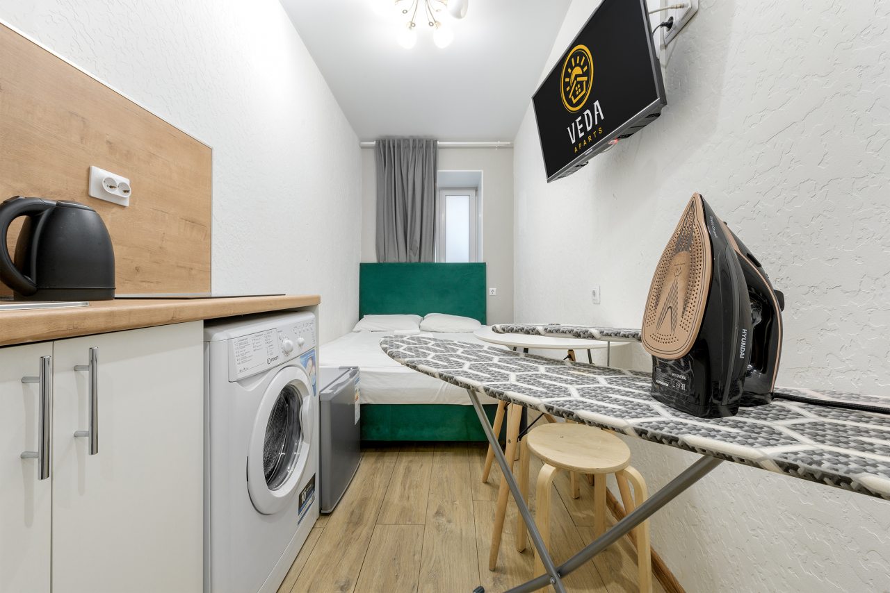 Апартаменты (С двуспальной кроватью (№1)), Апартаменты GetApart Ольминского