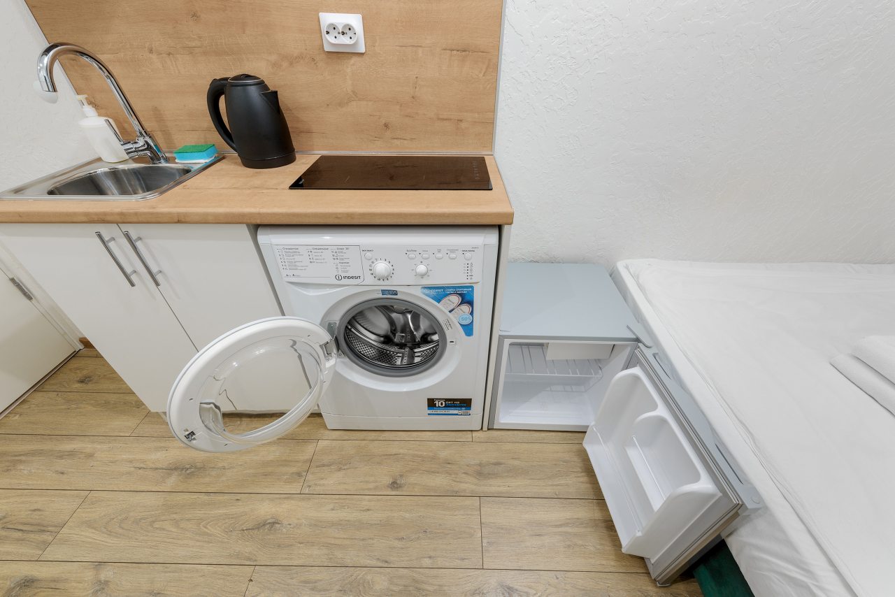 Апартаменты (С двуспальной кроватью (№1)), Апартаменты GetApart Ольминского