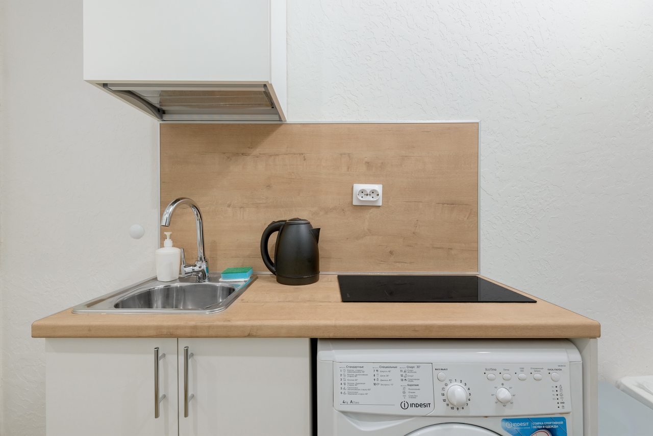 Апартаменты (С двуспальной кроватью (№1)), Апартаменты GetApart Ольминского