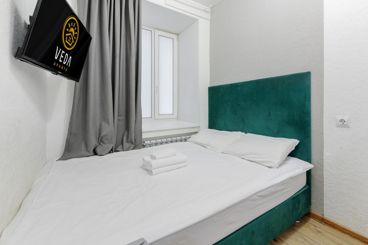 Апартаменты (С двуспальной кроватью (№4)), Апартаменты GetApart Ольминского