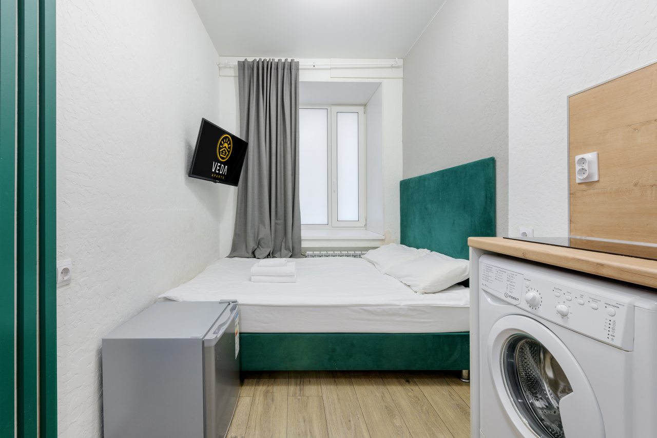 Апартаменты (С двуспальной кроватью (№5)), Апартаменты GetApart Ольминского