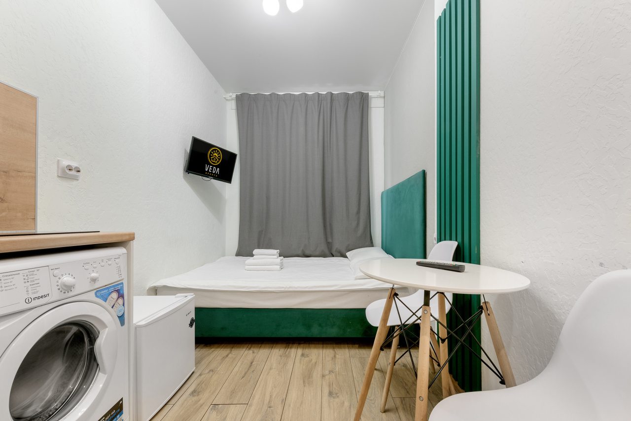 Апартаменты (С двуспальной кроватью (№8)), Апартаменты GetApart Ольминского