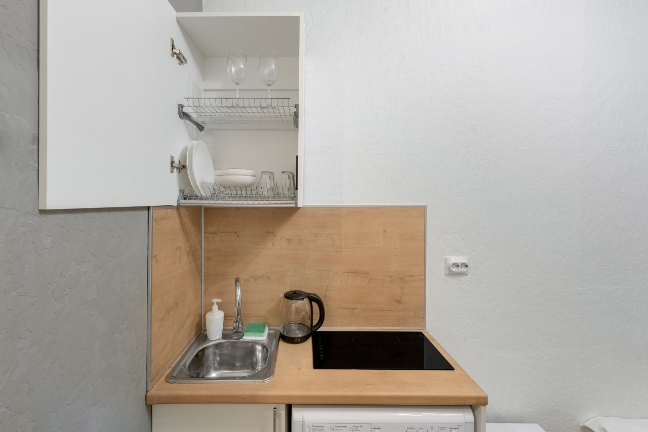 Апартаменты (С двуспальной кроватью (№8)), Апартаменты GetApart Ольминского