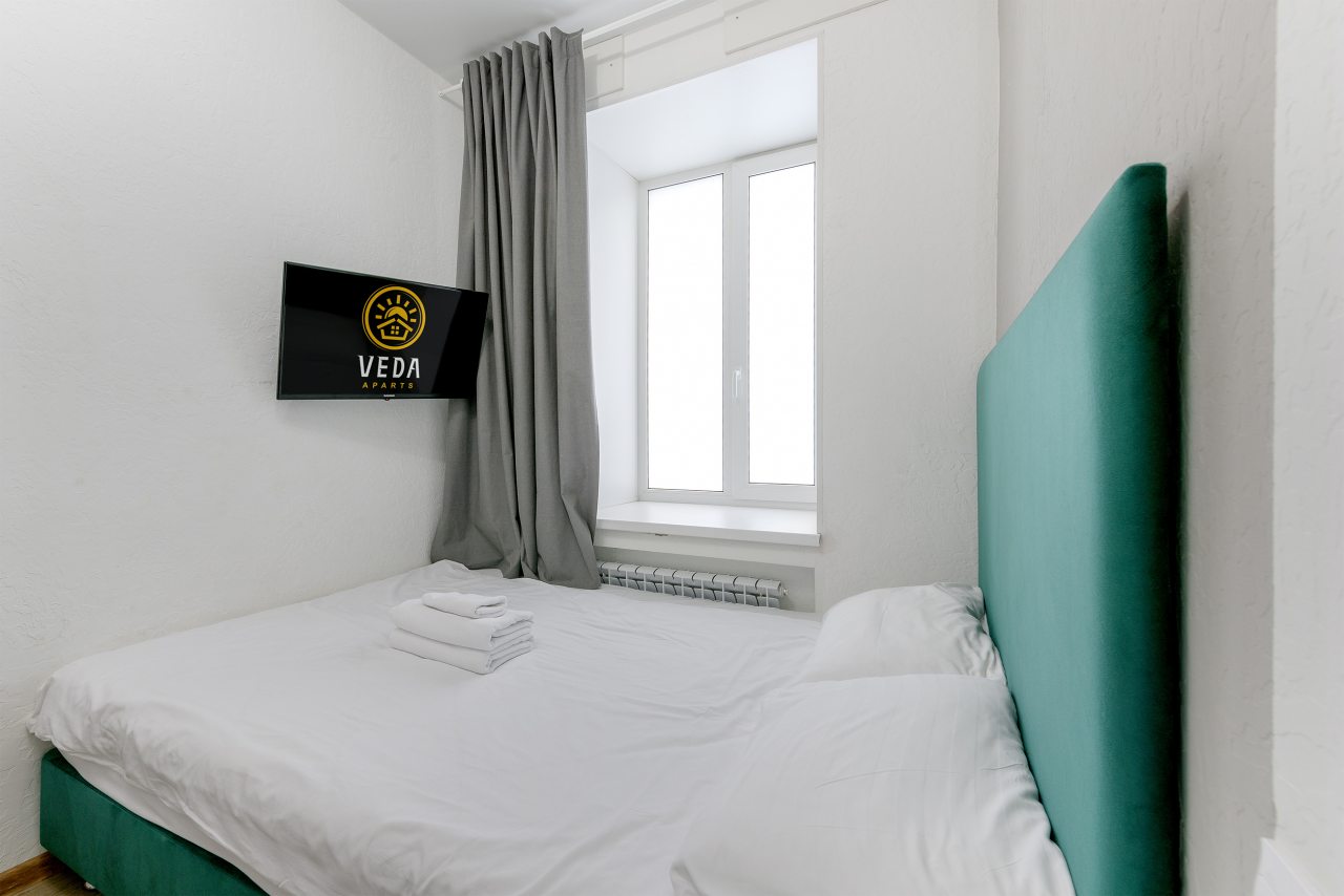 Апартаменты (С двуспальной кроватью (№9)), Апартаменты GetApart Ольминского