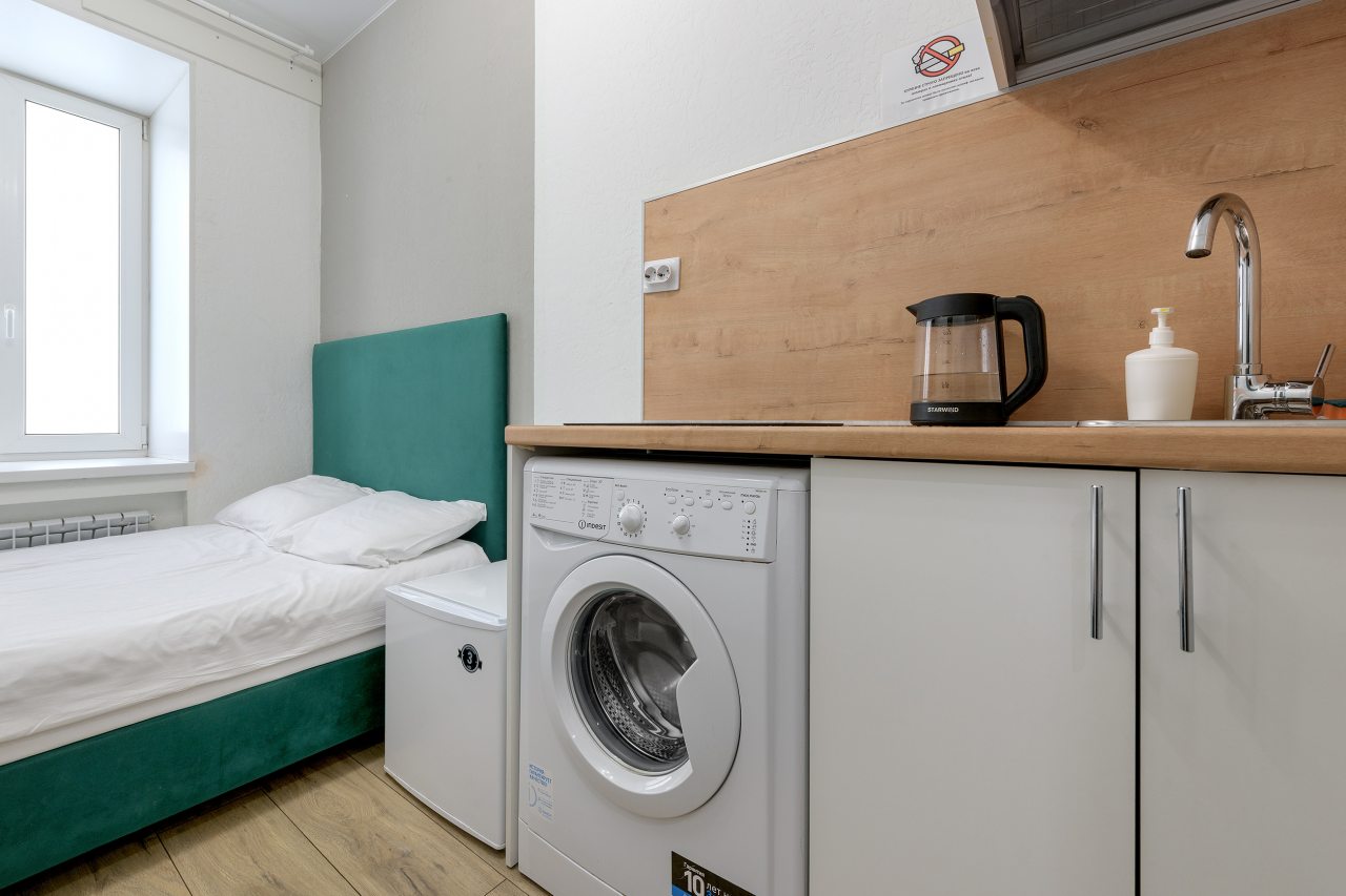 Апартаменты (С двуспальной кроватью (№9)), Апартаменты GetApart Ольминского