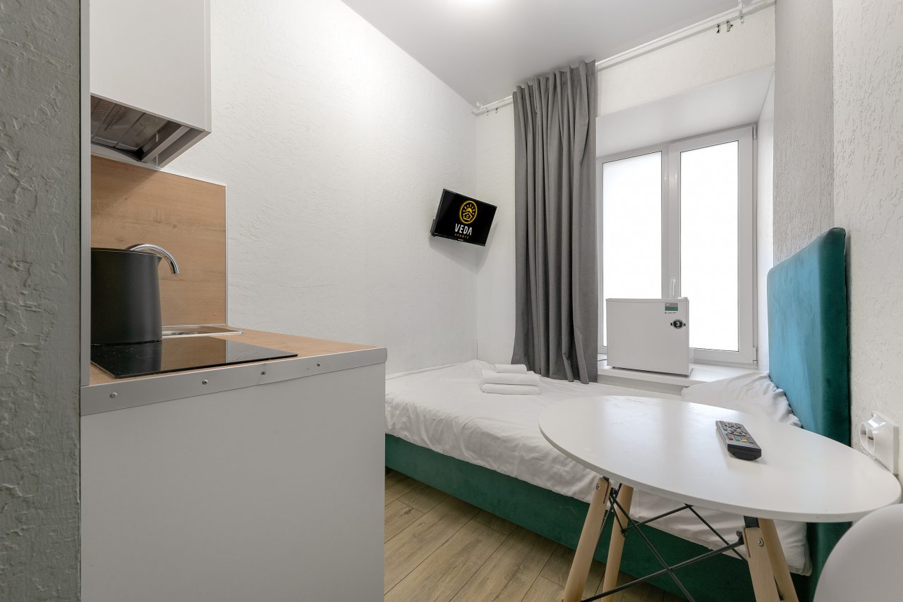 Апартаменты (С двуспальной кроватью (№15)), Апартаменты GetApart Ольминского