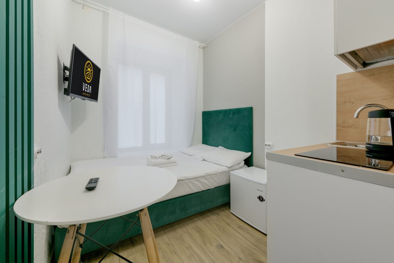 Апартаменты (С двуспальной кроватью (№18 )), Апартаменты GetApart Ольминского