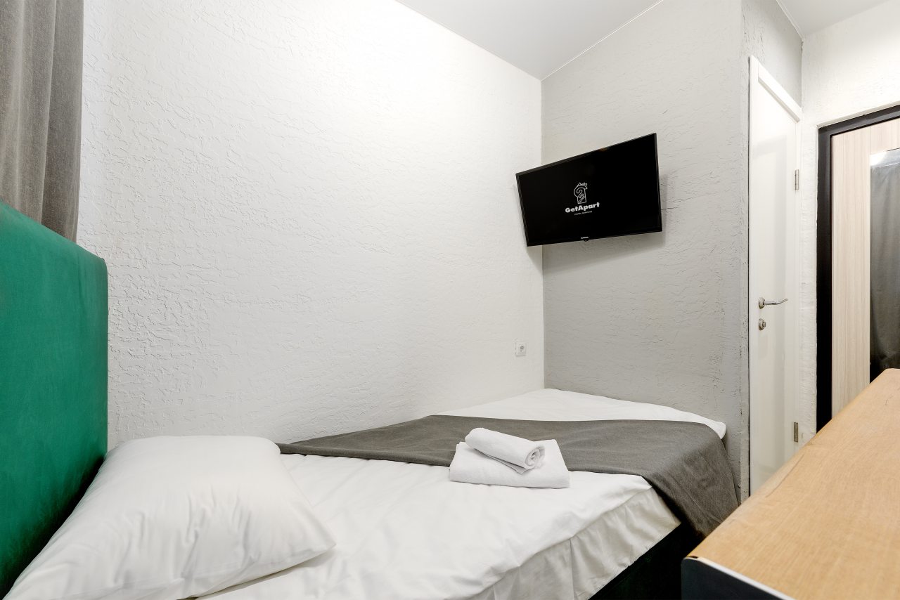 Апартаменты (С односпальной кроватью (№22)), Апартаменты GetApart Ольминского